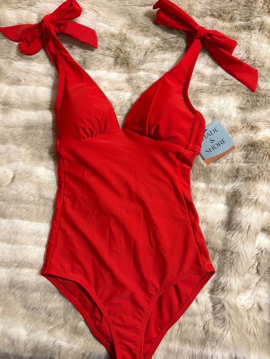 Shade & Shore Other - Shade & Shore Bright Red One-Piece